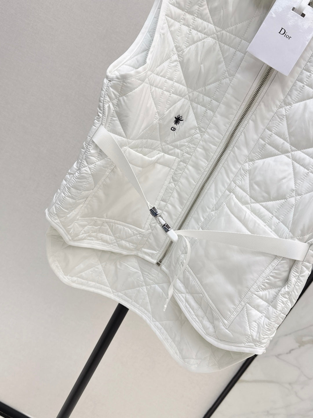 CD New Plaid vest jacket