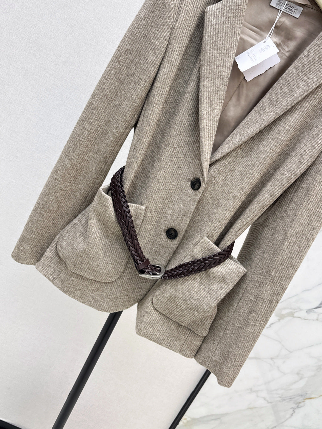 Brune New belt blazer