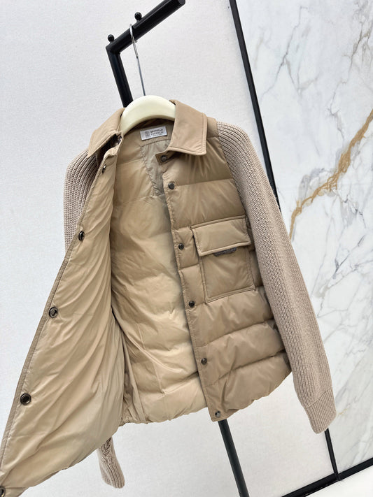 Brune New lapel down jacket