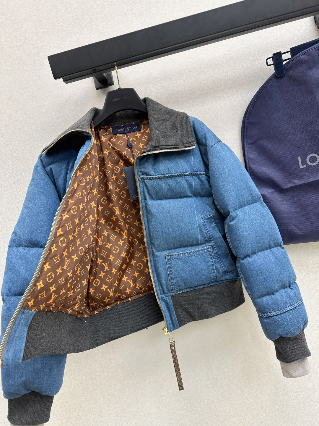 Louis NEW denim down jacket