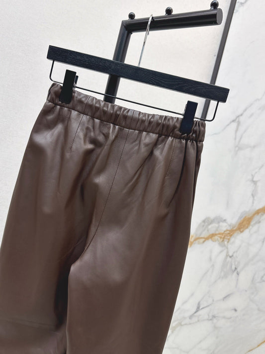 Brun NEW leather pants