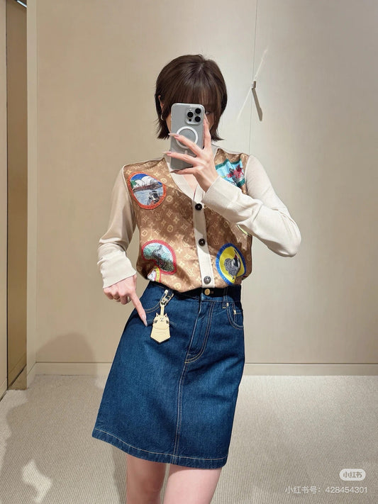 Louis NEW Denim skirt