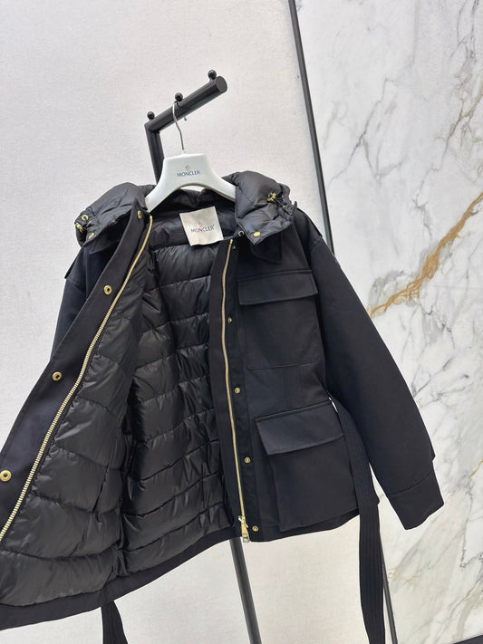 Monc NEW waisted down jacket