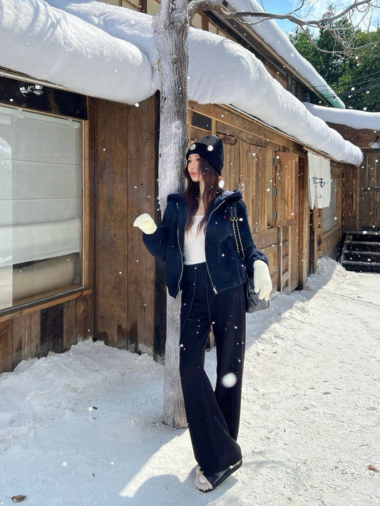 Ra1 NEW Hooded plush jacket