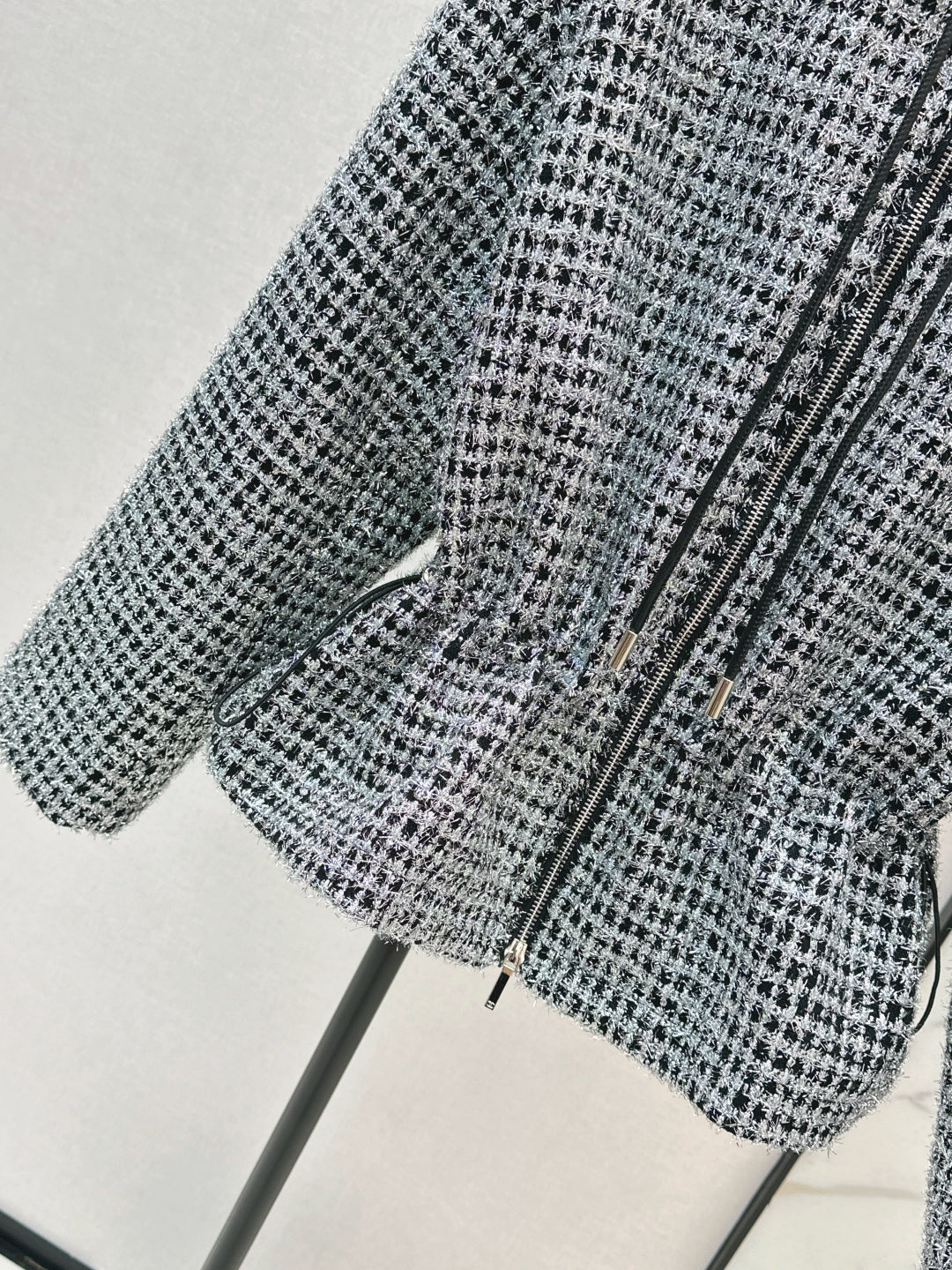 Chan NEW Hooded Tweed Coat