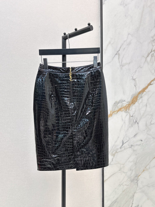 Sanit NEW Lambskin skirt