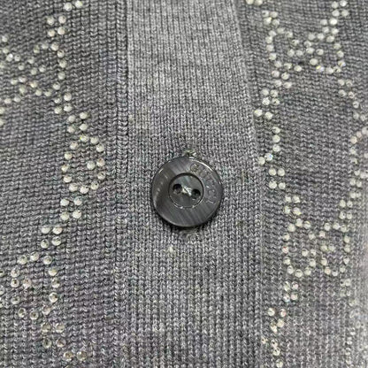 Guc NEW Rhinestone Cardigan