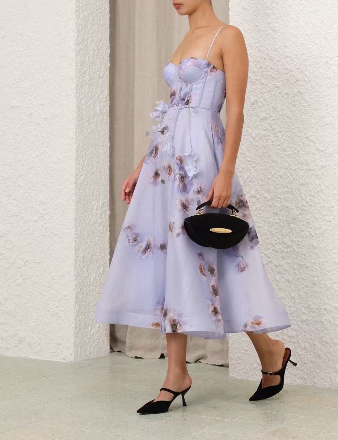 Zimm 25fw printed dress