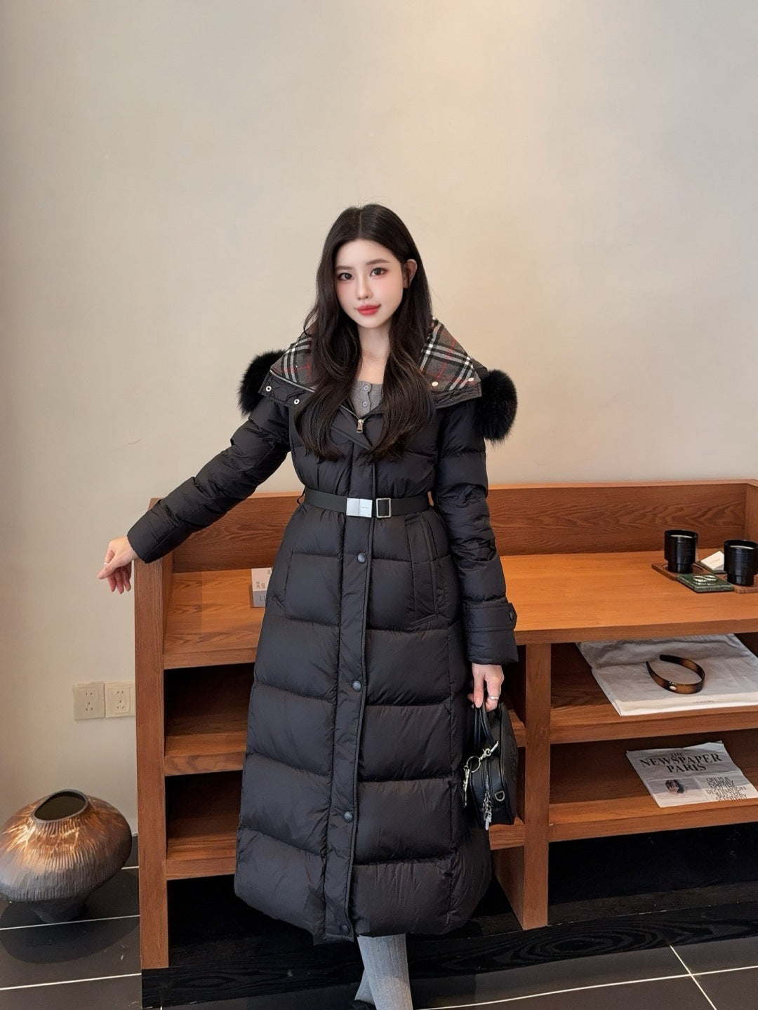 Bur 25fw long down jacket
