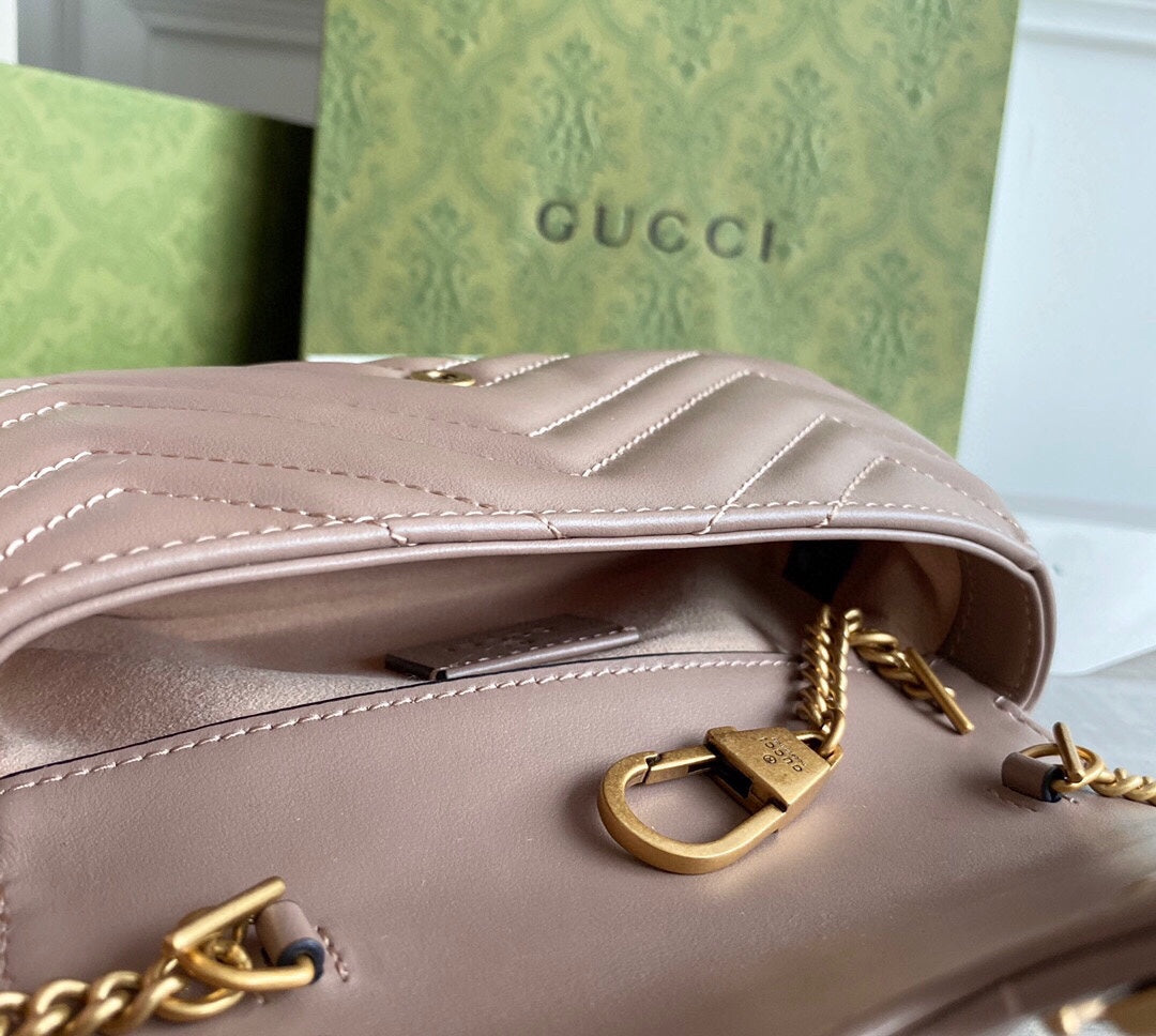 GC GG Marmont super mini bag Black / White / Red / Gray Blue