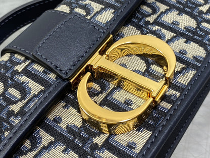 DO Miss Montaigne Mini Bag Blue  Oblique Jacquard