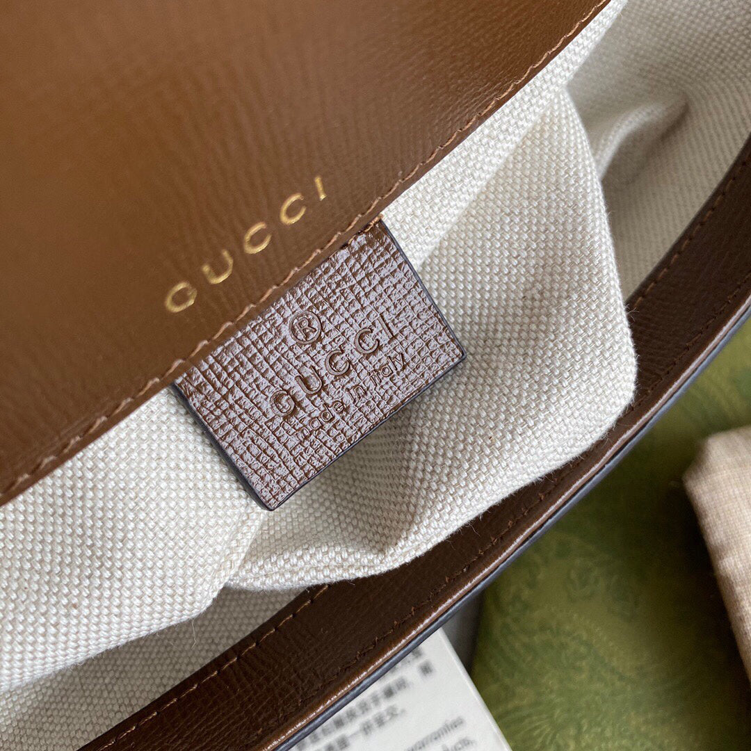 GC Horsebit 1955 small shoulder bag Beige and ebony