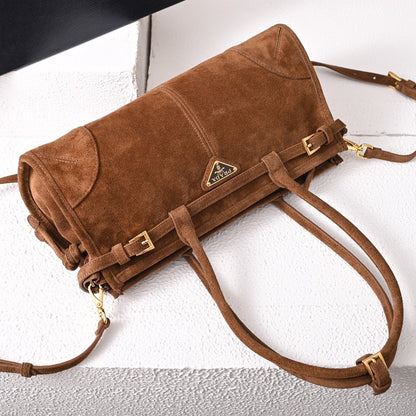 PD LuxSoft Medium Nubuck leather handbag
