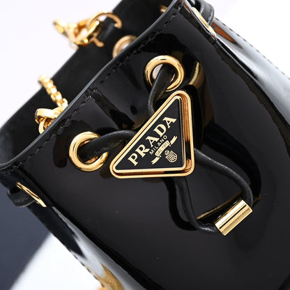 PD Patent leather mini-pouch