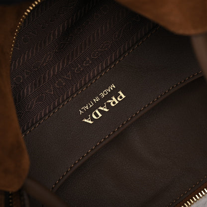 PD  Medium Nubuck leather handbag