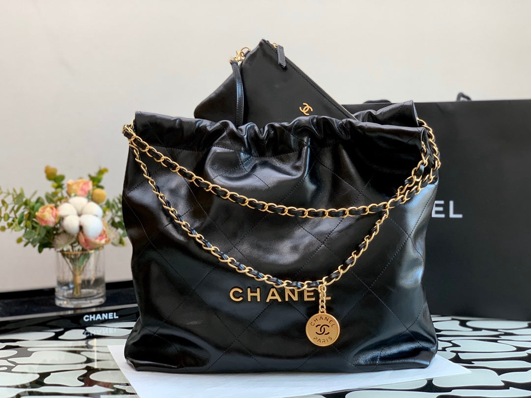 C* 22bag garbage bag♥ Black Golden Lotus