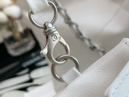C* 22bag garbage bag♥ white silver chain
