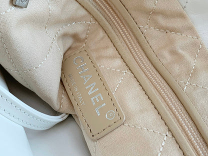 C* 22bag garbage bag♥ white silver chain