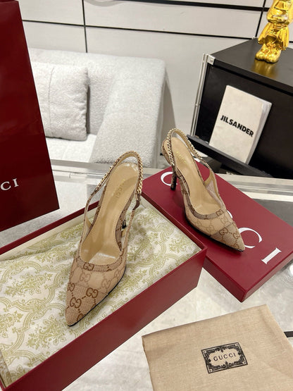 G* New Chain High Heel Sandals