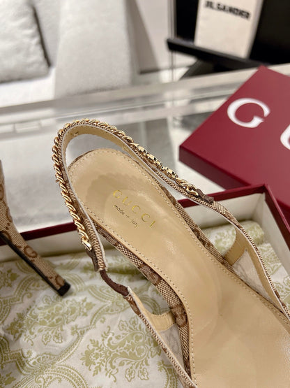 G* New Chain High Heel Sandals
