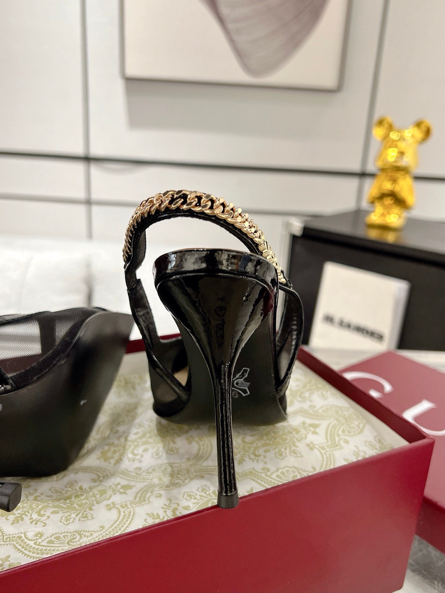 G* New Chain High Heel Sandals