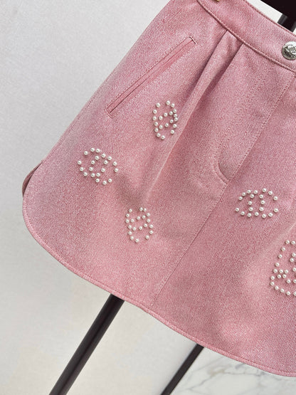 Chan 25FW denim skirt