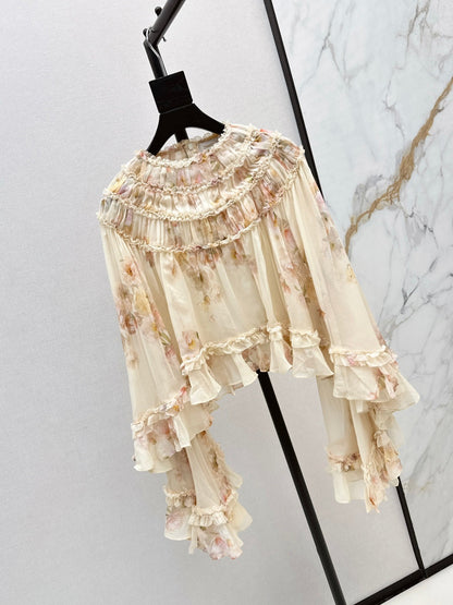 Zimm 25fw  embroidered shirt