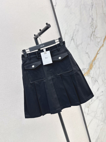 CD 25fw pleated skirt