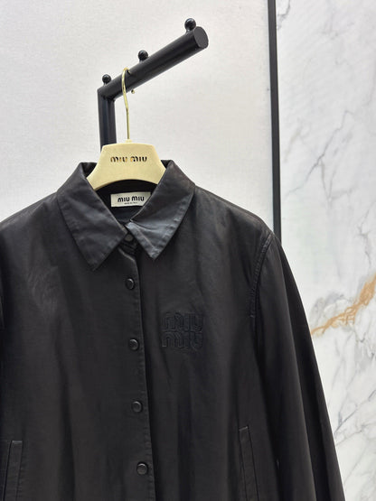 Miu 25fw motorcycle jacket