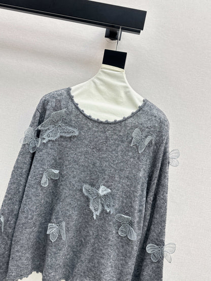 CD New butterfly embellished shirt