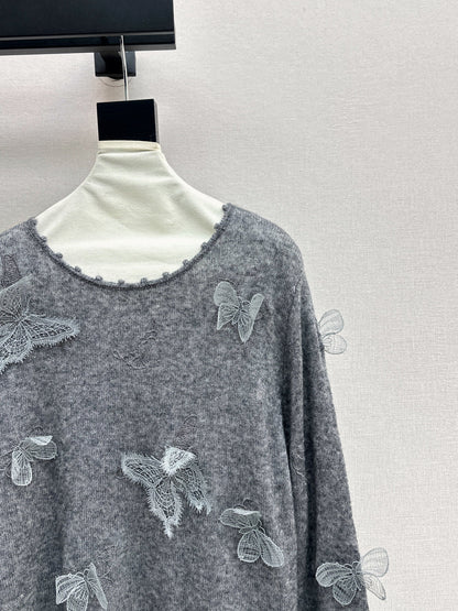 CD New butterfly embellished shirt