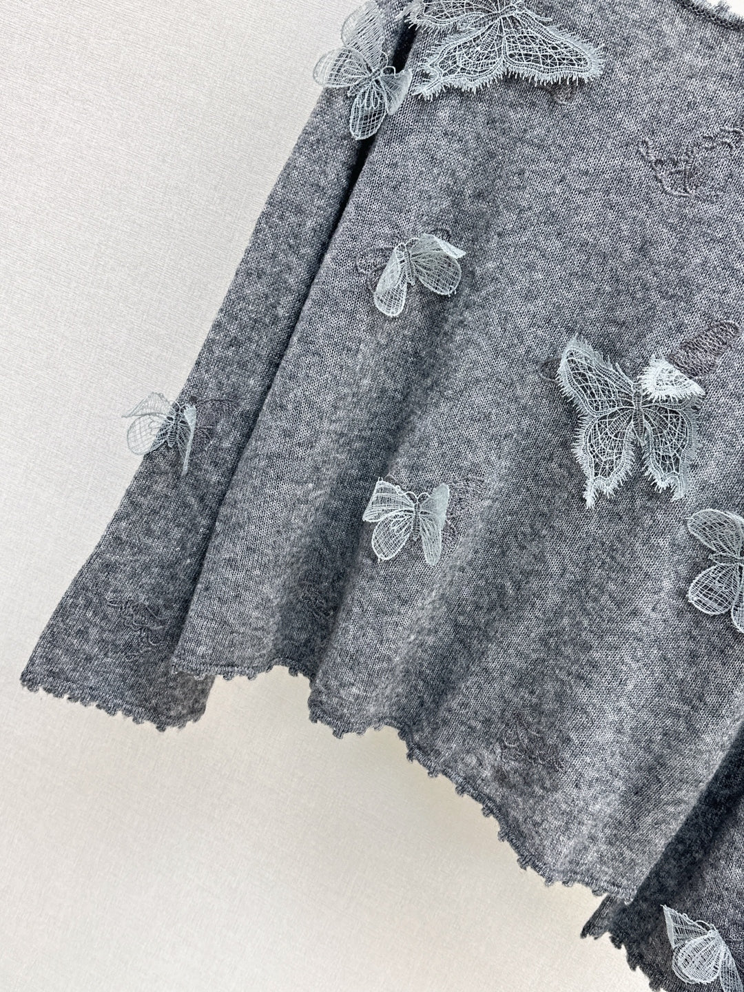 CD New butterfly embellished shirt