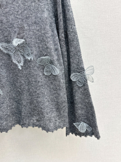 CD New butterfly embellished shirt