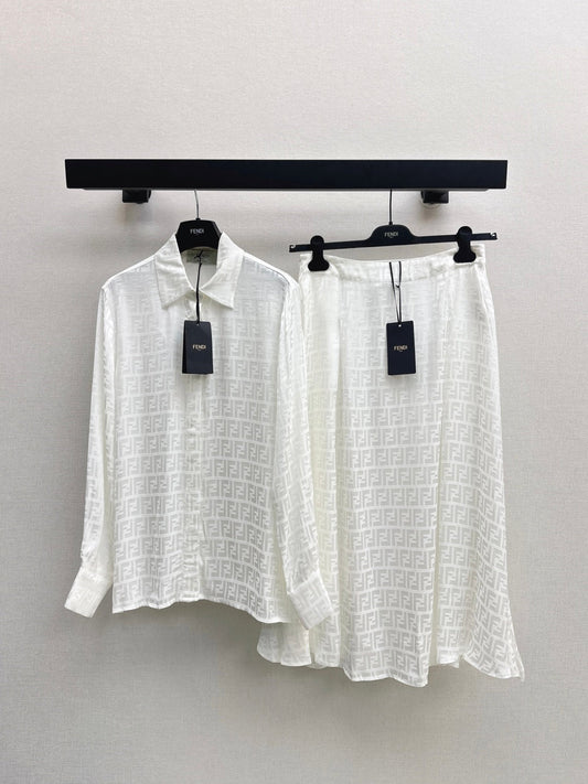 Fend New jacquard shirt