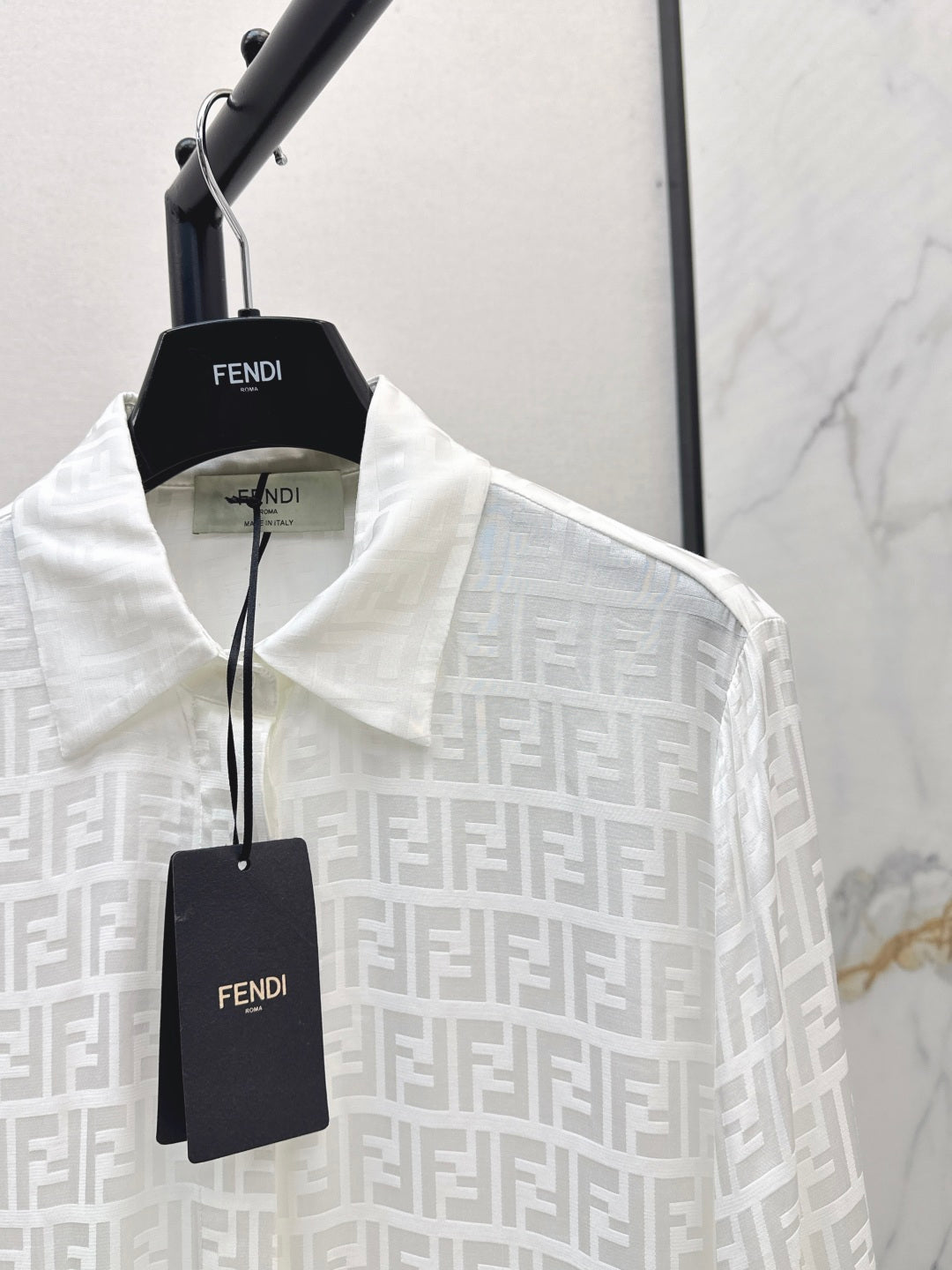 Fend New jacquard shirt