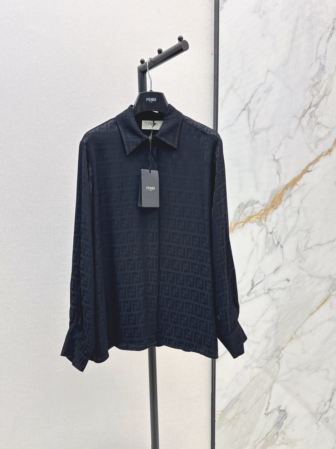 Fend New jacquard shirt