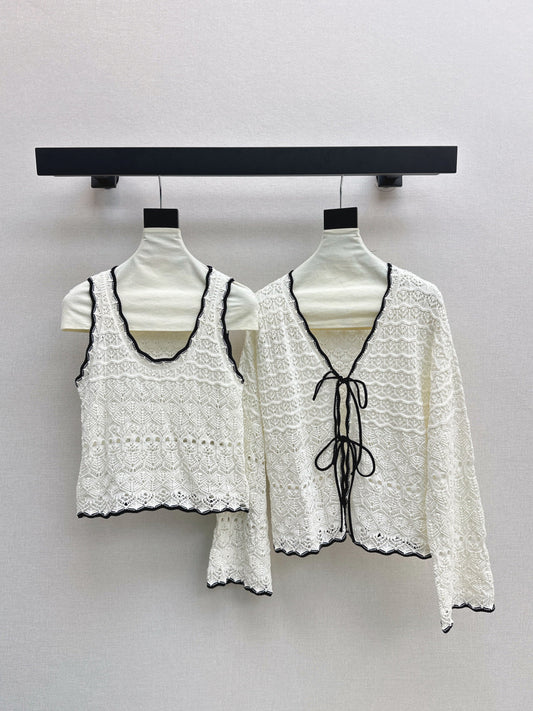 Chan New Hollow two-piece set