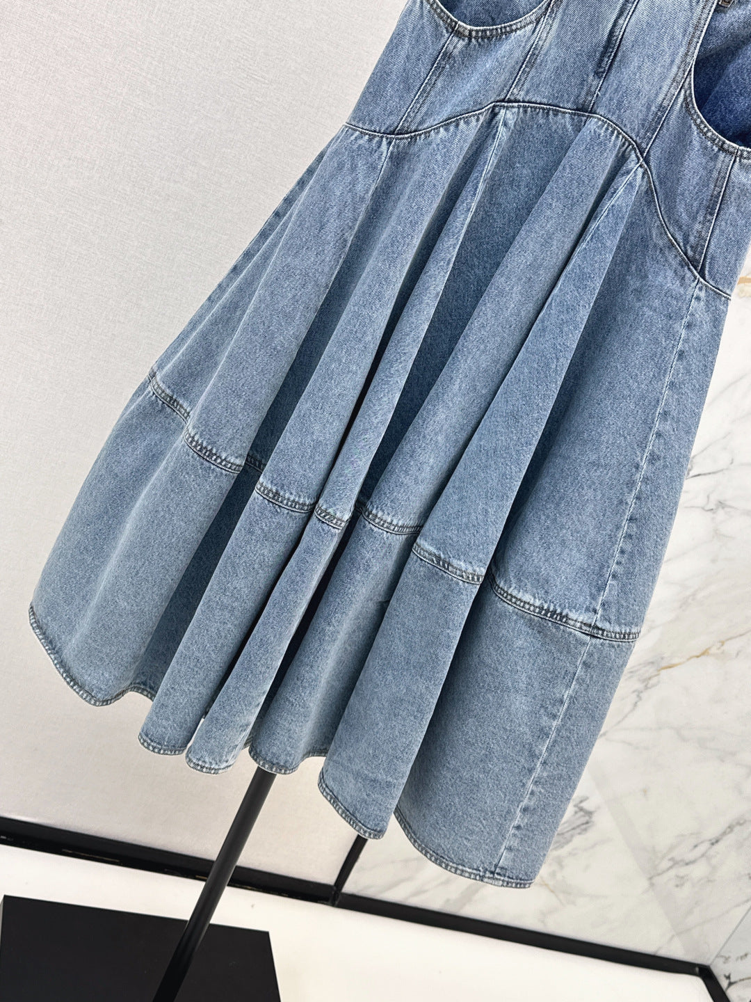 Zimm New Long denim skirt
