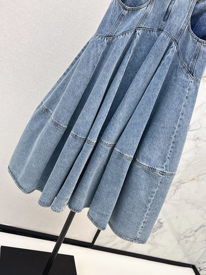 Zimm New Long denim skirt