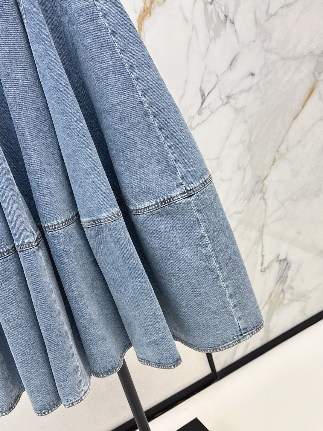 Zimm New Long denim skirt