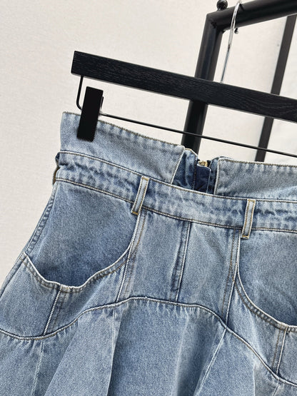 Zimm New Short denim skirt