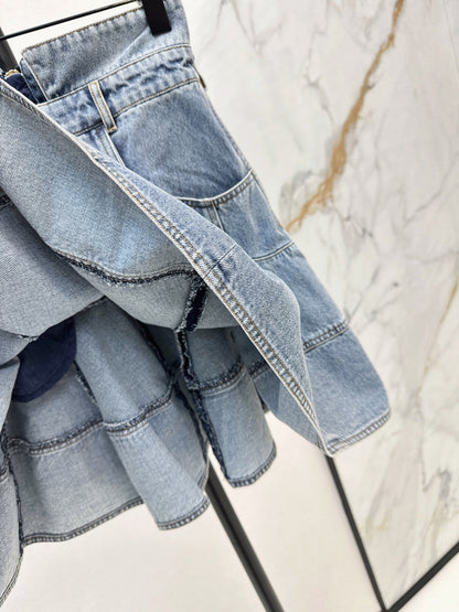 Zimm New Short denim skirt