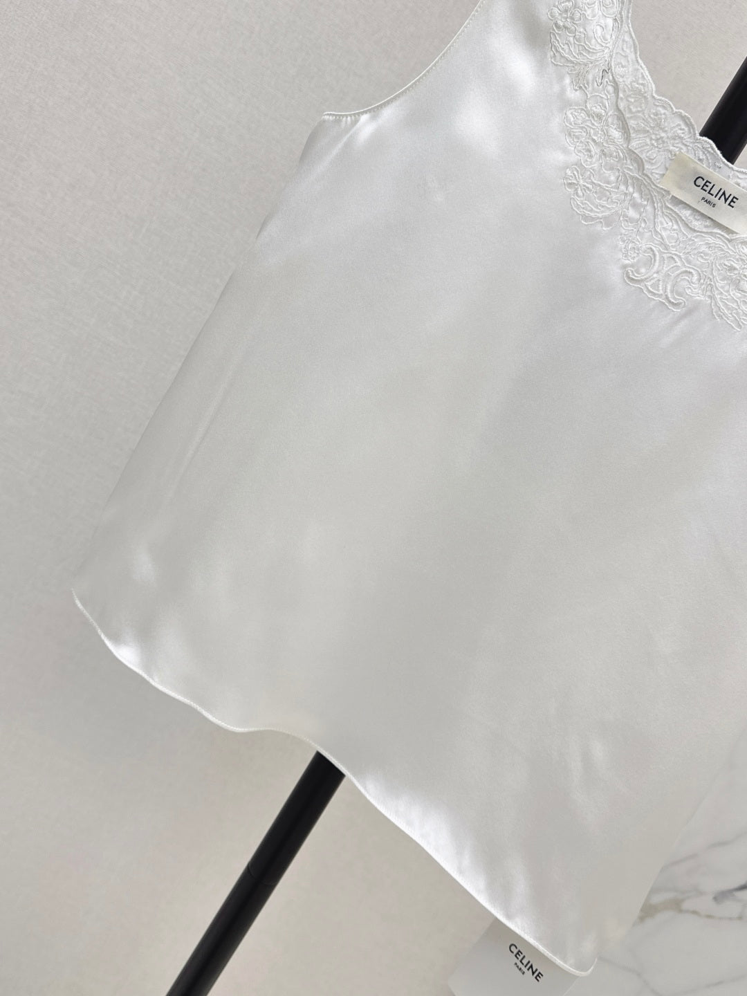 Celi  New Embroidered silk vest