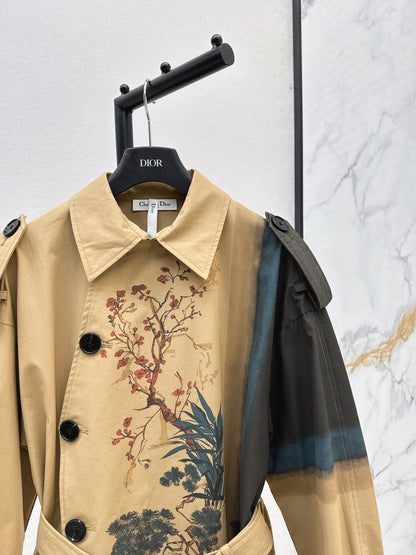 CD New Belted trench coat