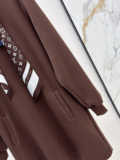 Louis  New Hooded sweatshirt dress
