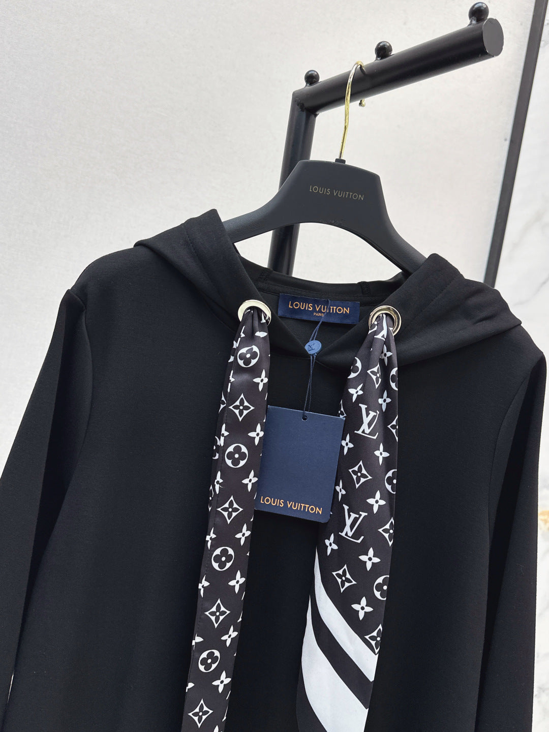 Louis  New Hooded sweatshirt dress