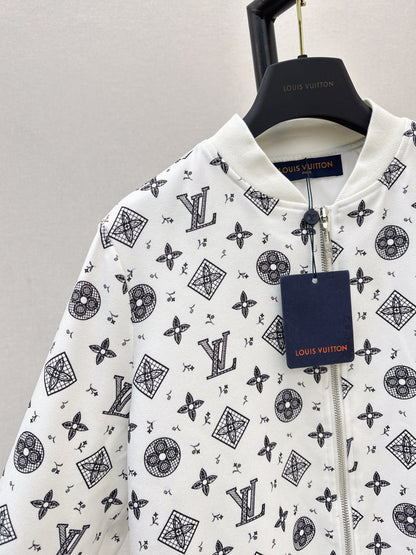 Louis  New Monogram stand collar jacket