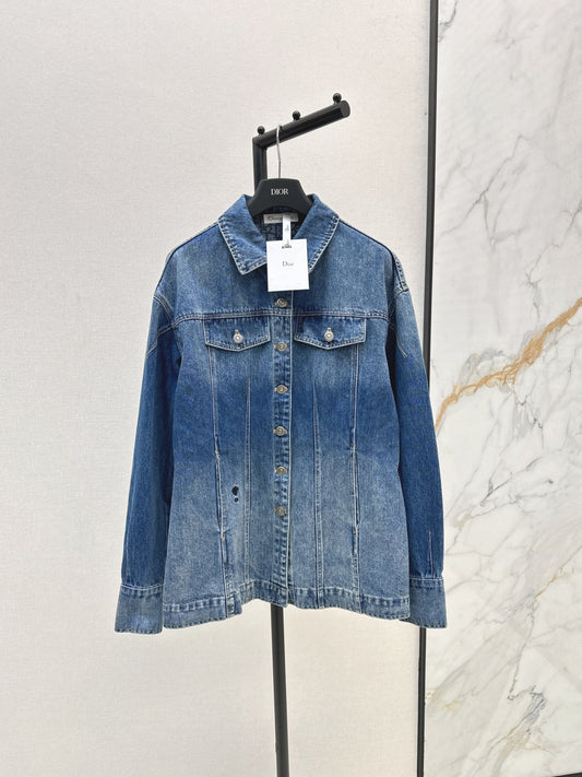 CD  New printed denim jacket