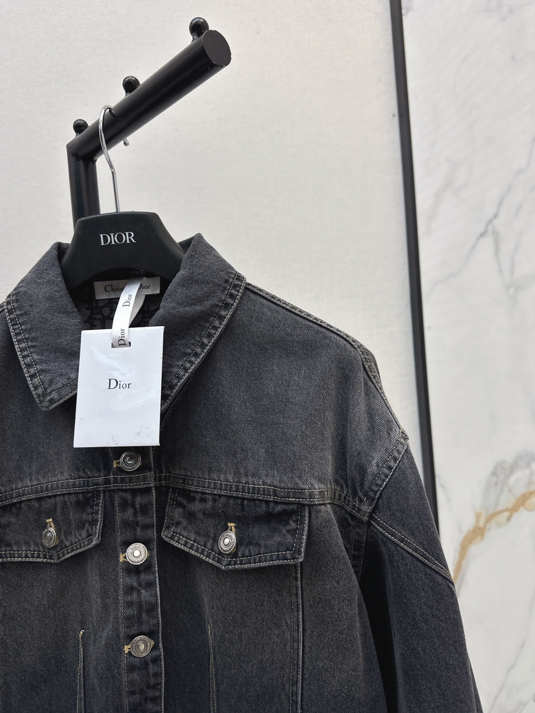 CD  New printed denim jacket