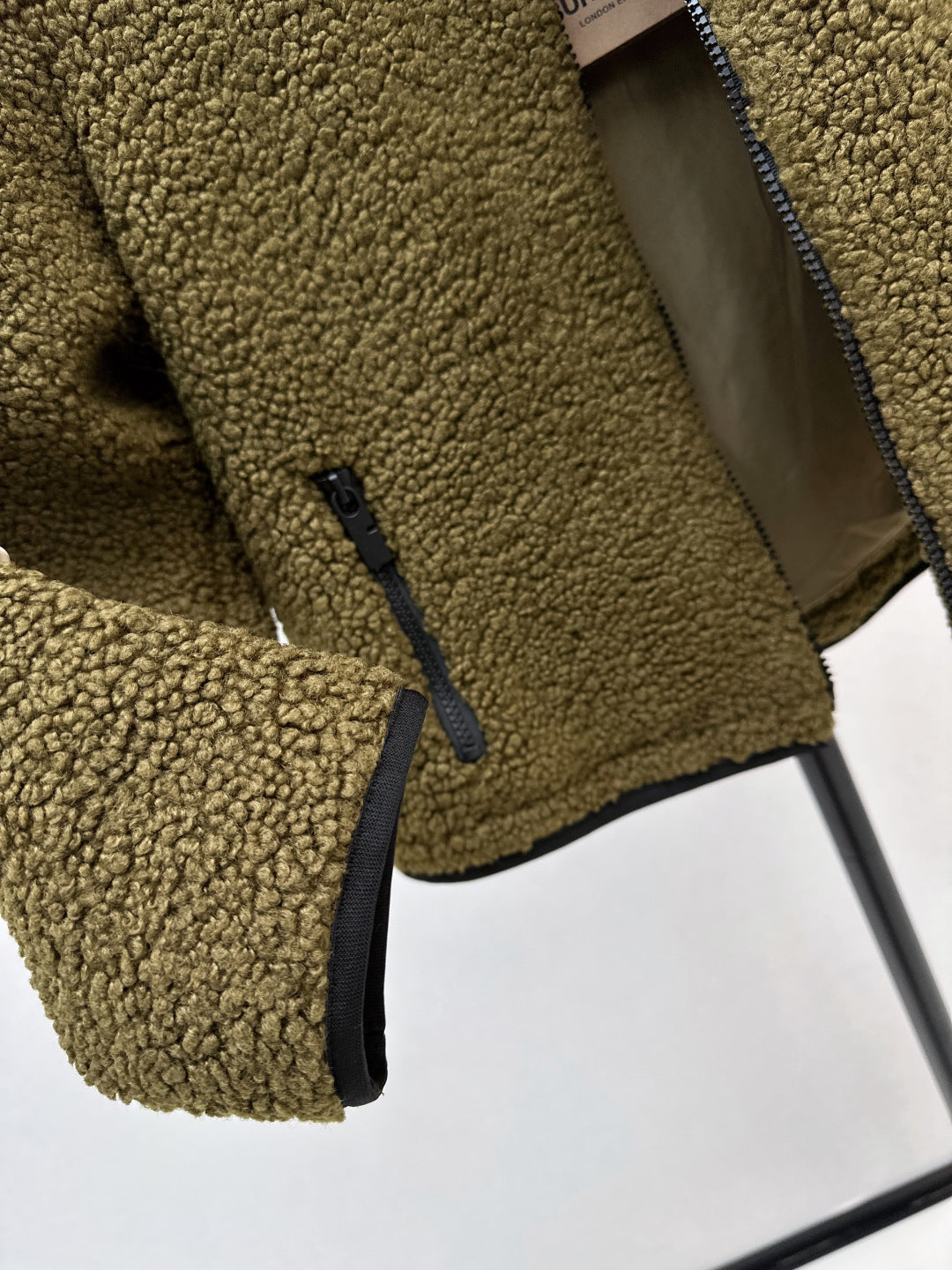 Bur New Teddy Bear Stand Collar Jacket